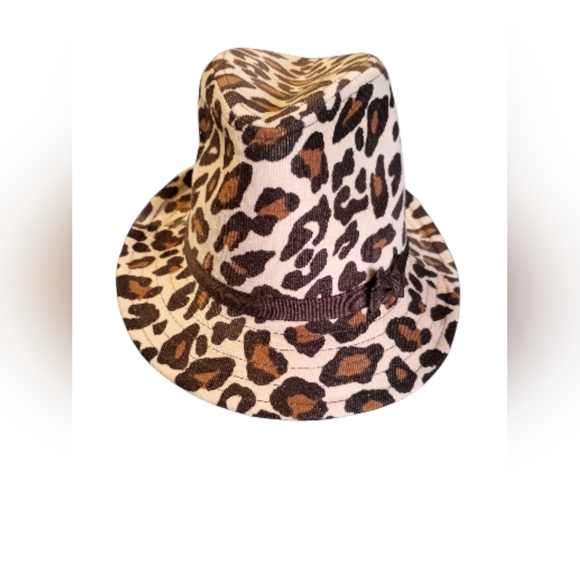 Gymboree Other - Leopard Print Fedora Hat Gymboree Size 3-4 Nwt